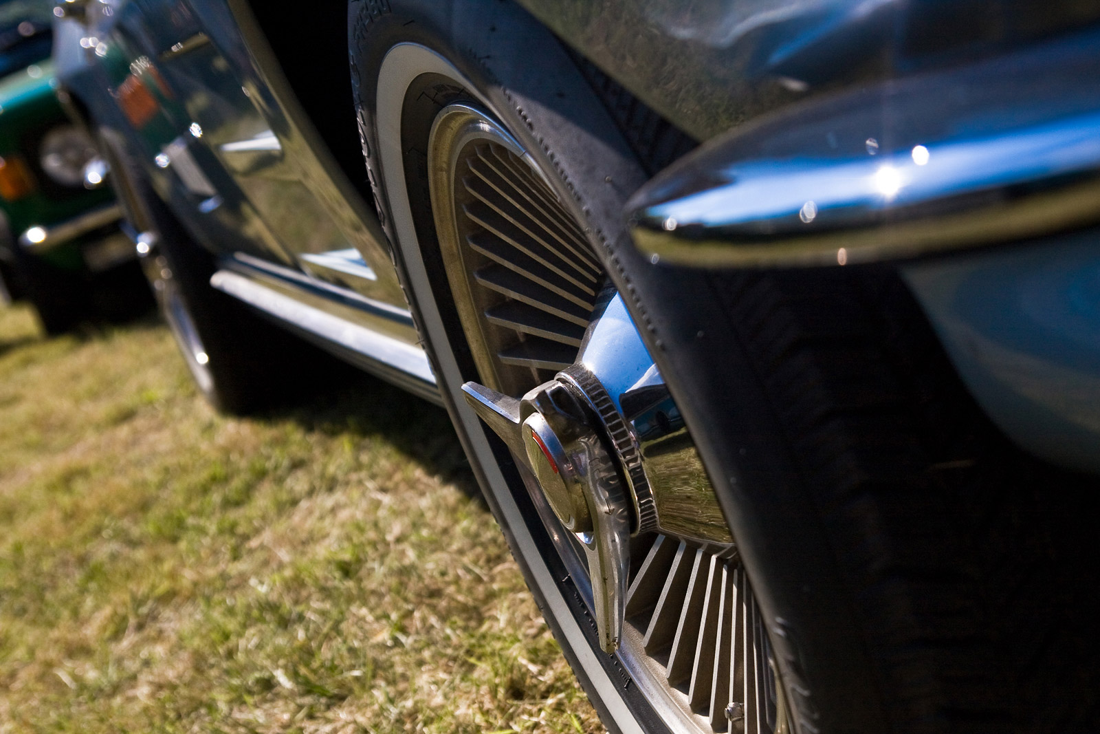 corvette wheel with tyre